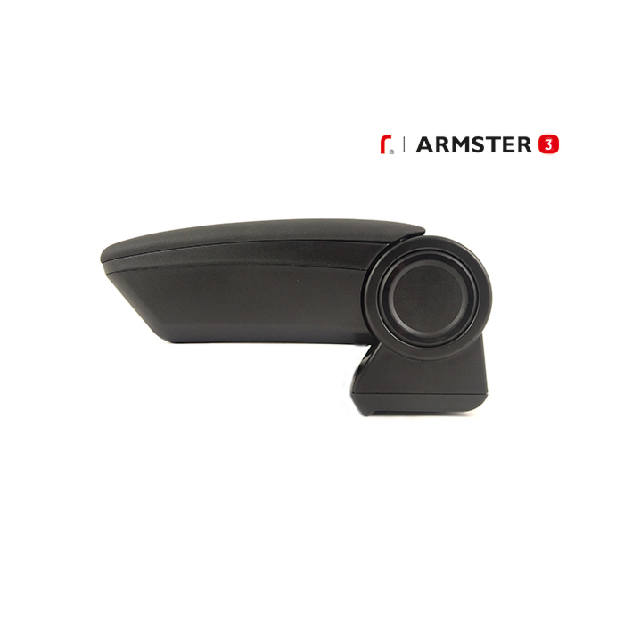 Armsteun Peugeot 208 (2012 - 2019) Armster 3 zwart kunstleder bekleding