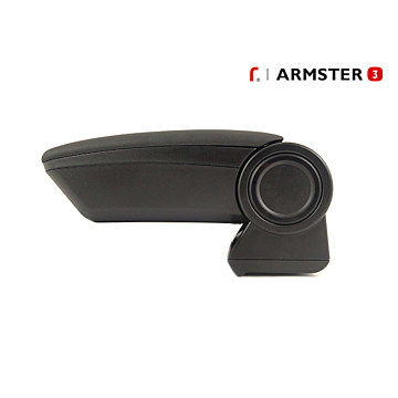 Armsteun Peugeot 208 (2012 - 2019) Armster 3 zwart kunstleder bekleding